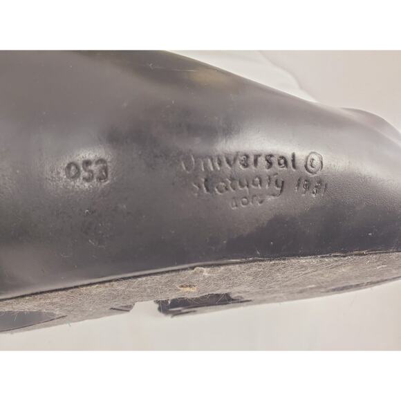 Black Unicorn Statue Vintage 1981 Universal Statuary Gold Horn 14” 80s Figurine - Picture 10 of 10